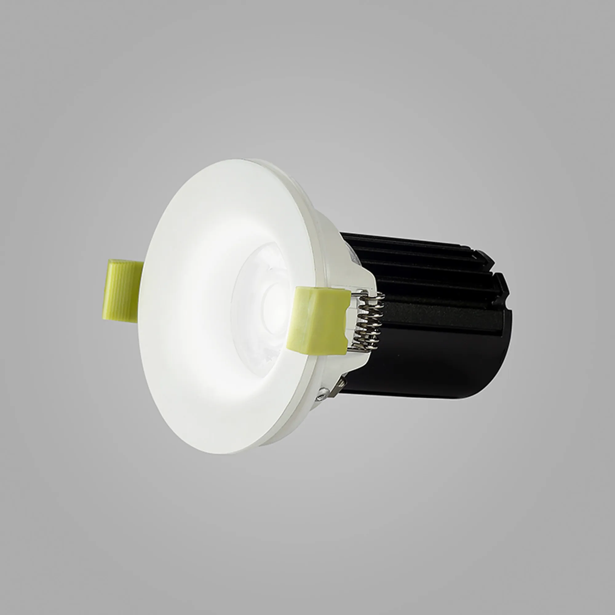 Bruve 12 Tridonic powered 12W 3000K 1200lm 36° LED Engine,300mA , CRI>90 LED Engine Matt White Fixed Round Recessed Downlight, Inner Glass cover, IP65 DM202492  Dlux Bruve 12 IP65
